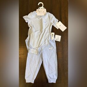 Nike Light Blue baby Outfit Set